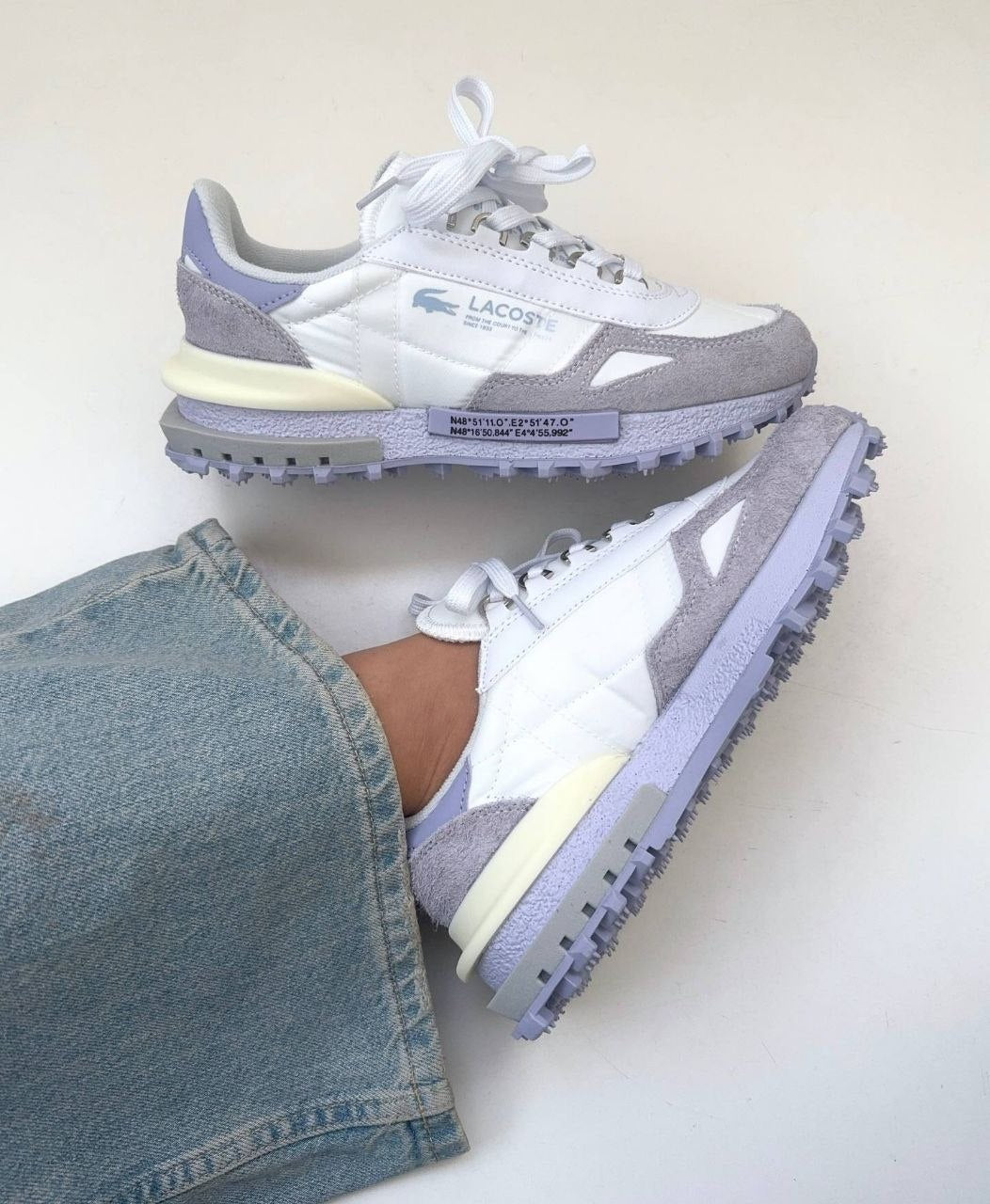 Lacoste Elite Active White Light Purple
