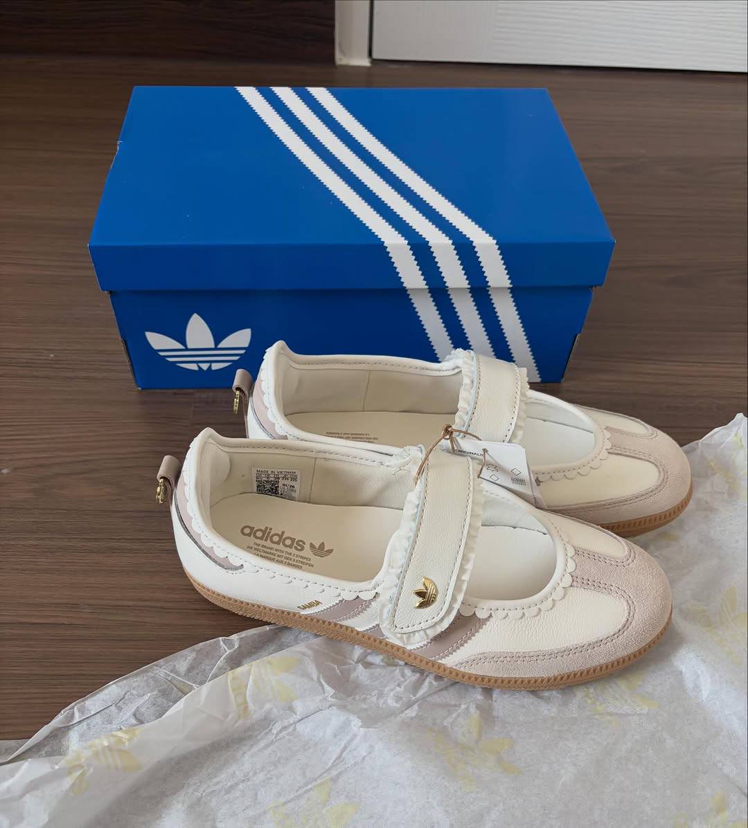 Adidas Samba Jane Frill Ruffle Pack Begie
