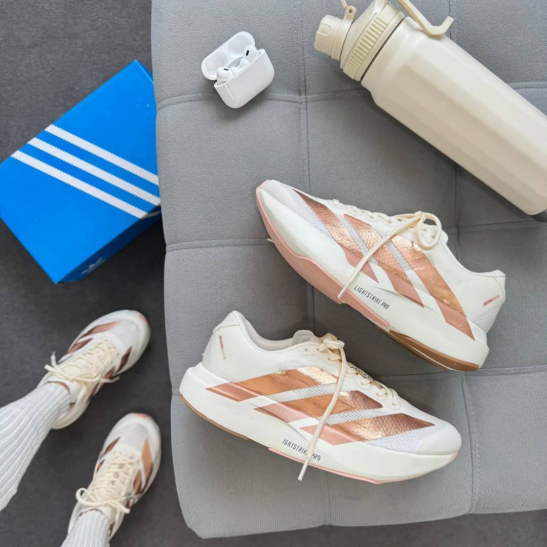 Adidas Adizero EVO SL Metallic Copper Blush Pink
