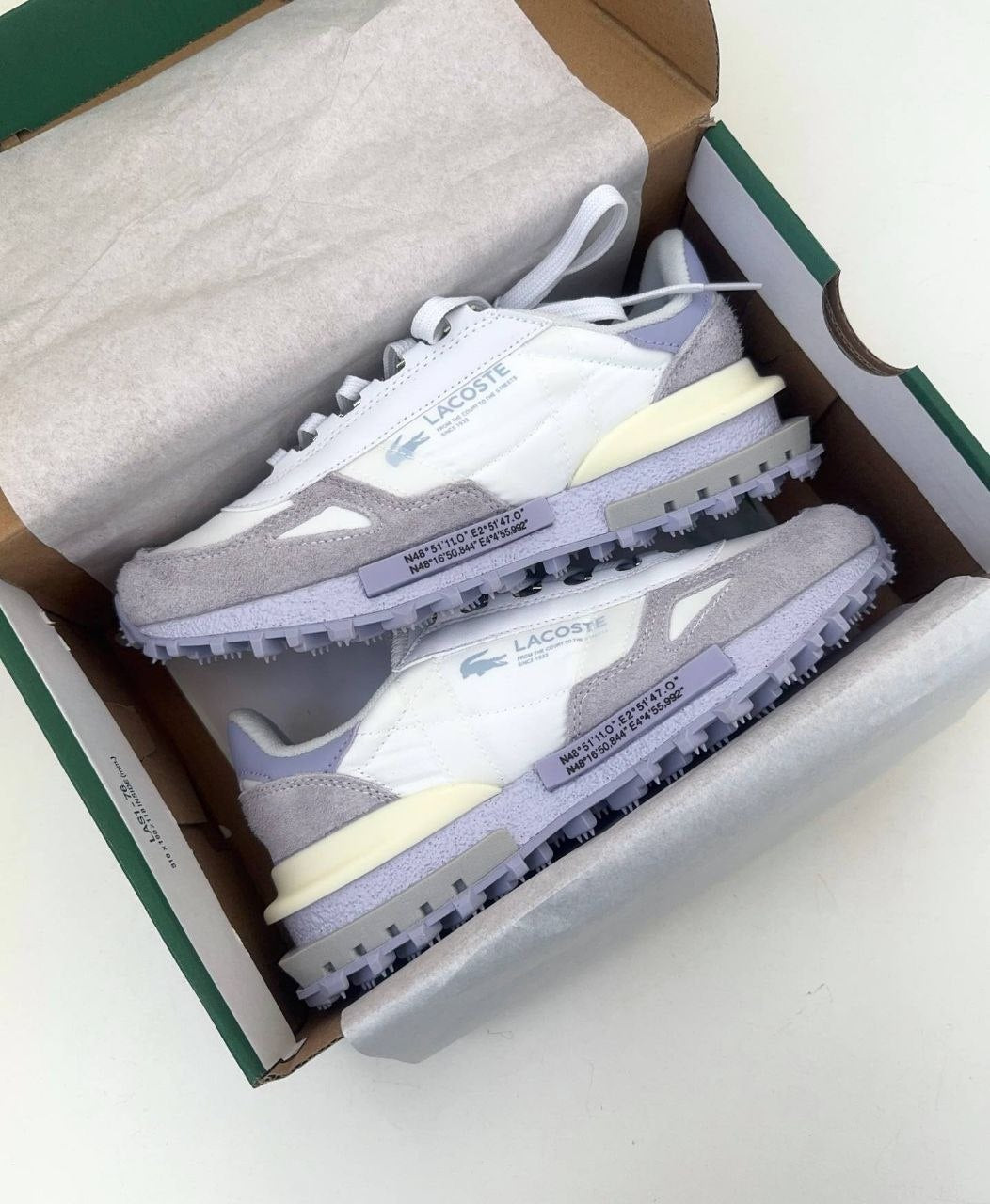 Lacoste Elite Active White Light Purple
