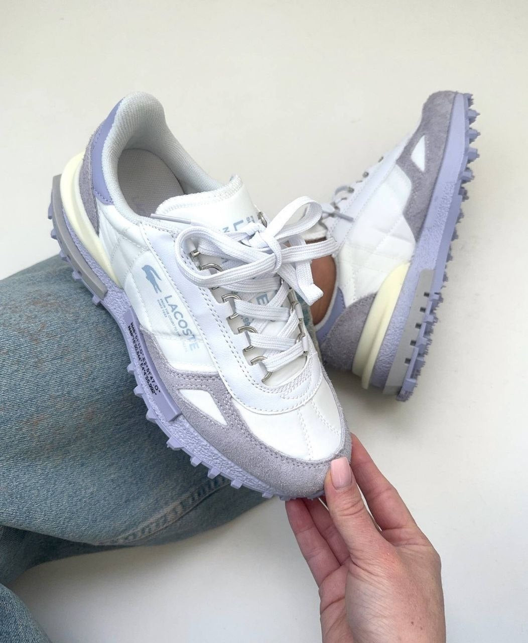 Lacoste Elite Active White Light Purple