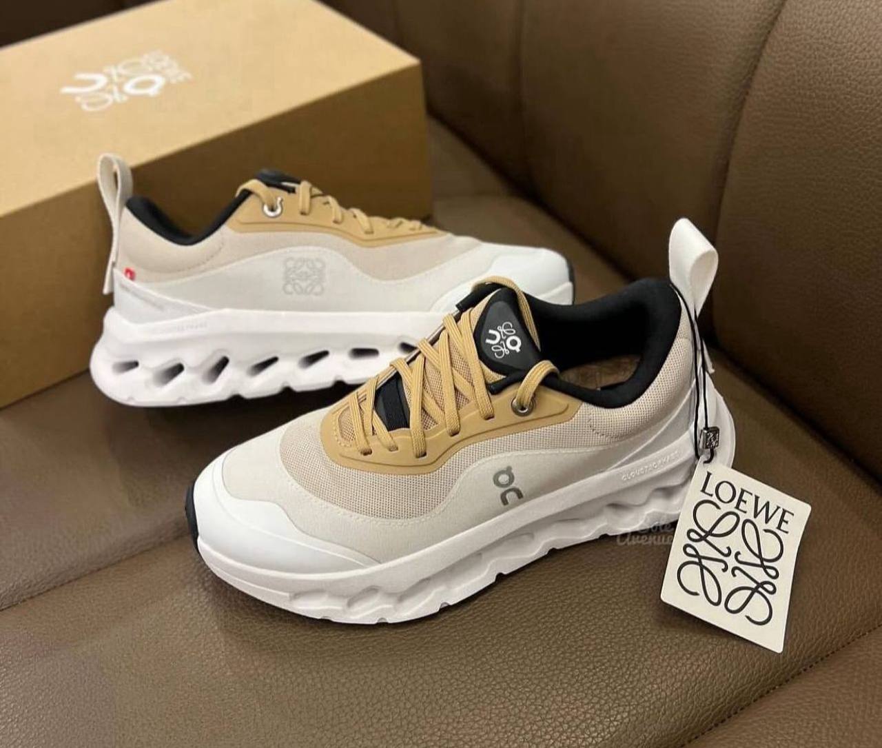 Loewe X On cloudtilt 2.0 Tan White